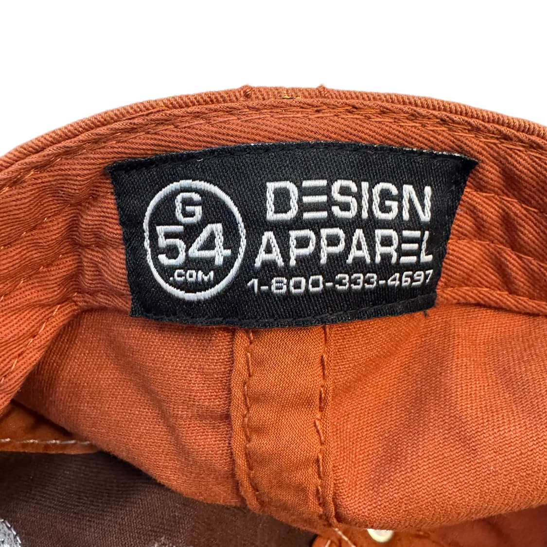 USA 빈티지 Y2K 브라운 오렌지 배색 볼캡 상품이미지4