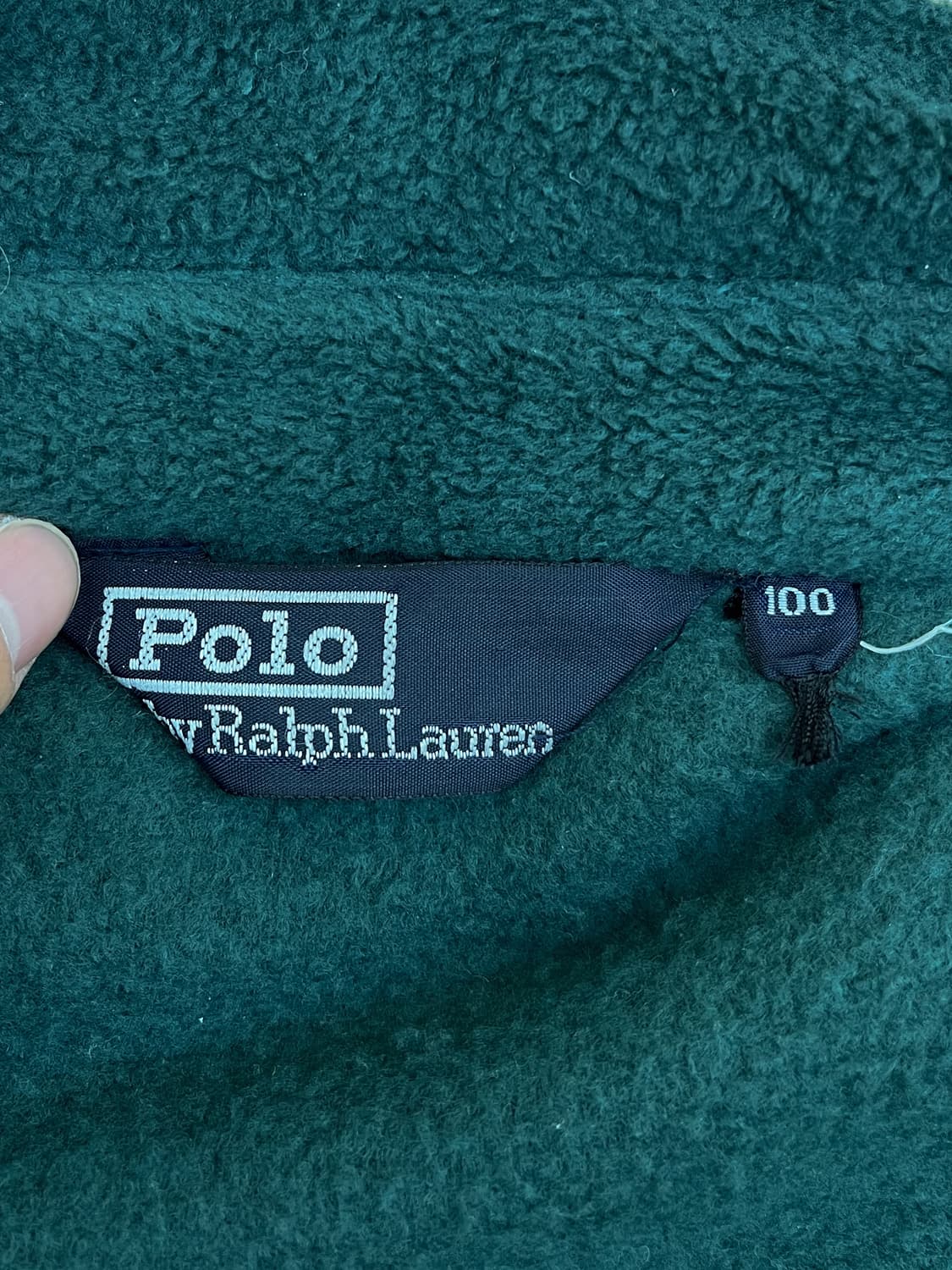 폴로랄프로렌 90s 폴라텍 플리스 스윙자켓 상품이미지7