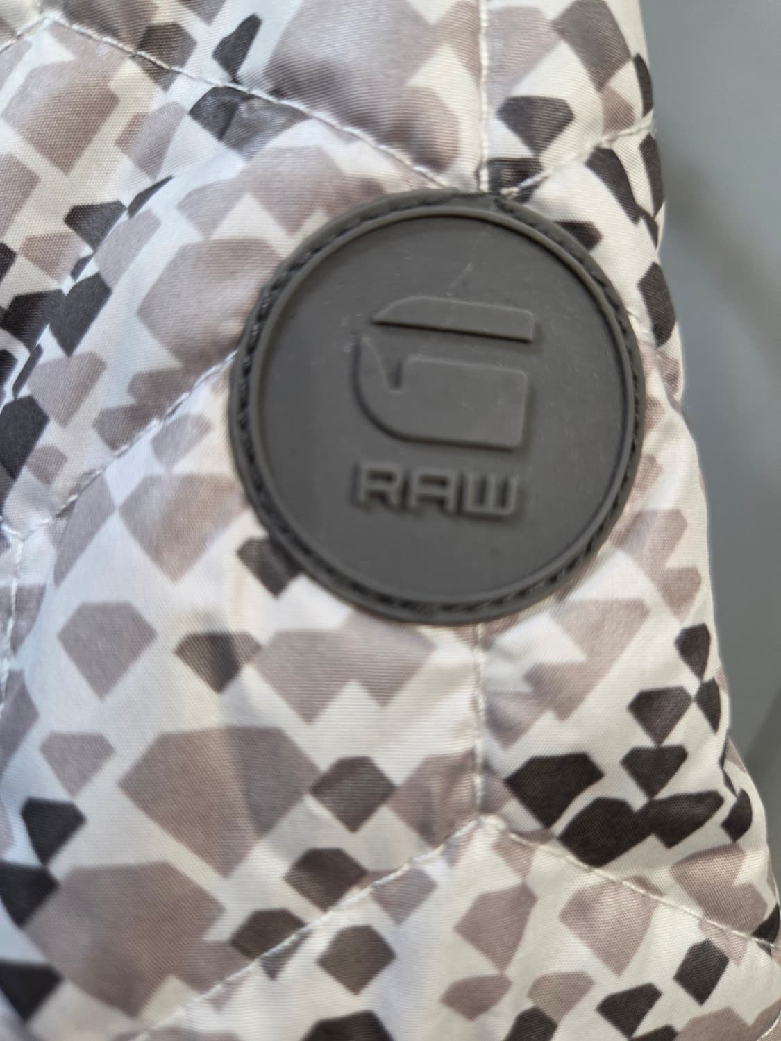 G-STAR 후드 퀼팅 패딩 점퍼 패턴(M)남여공용 상품이미지4