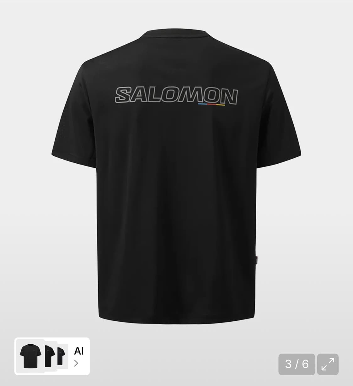 [M]살로몬 엠피 숏슬리브 블랙 판매 상품이미지1