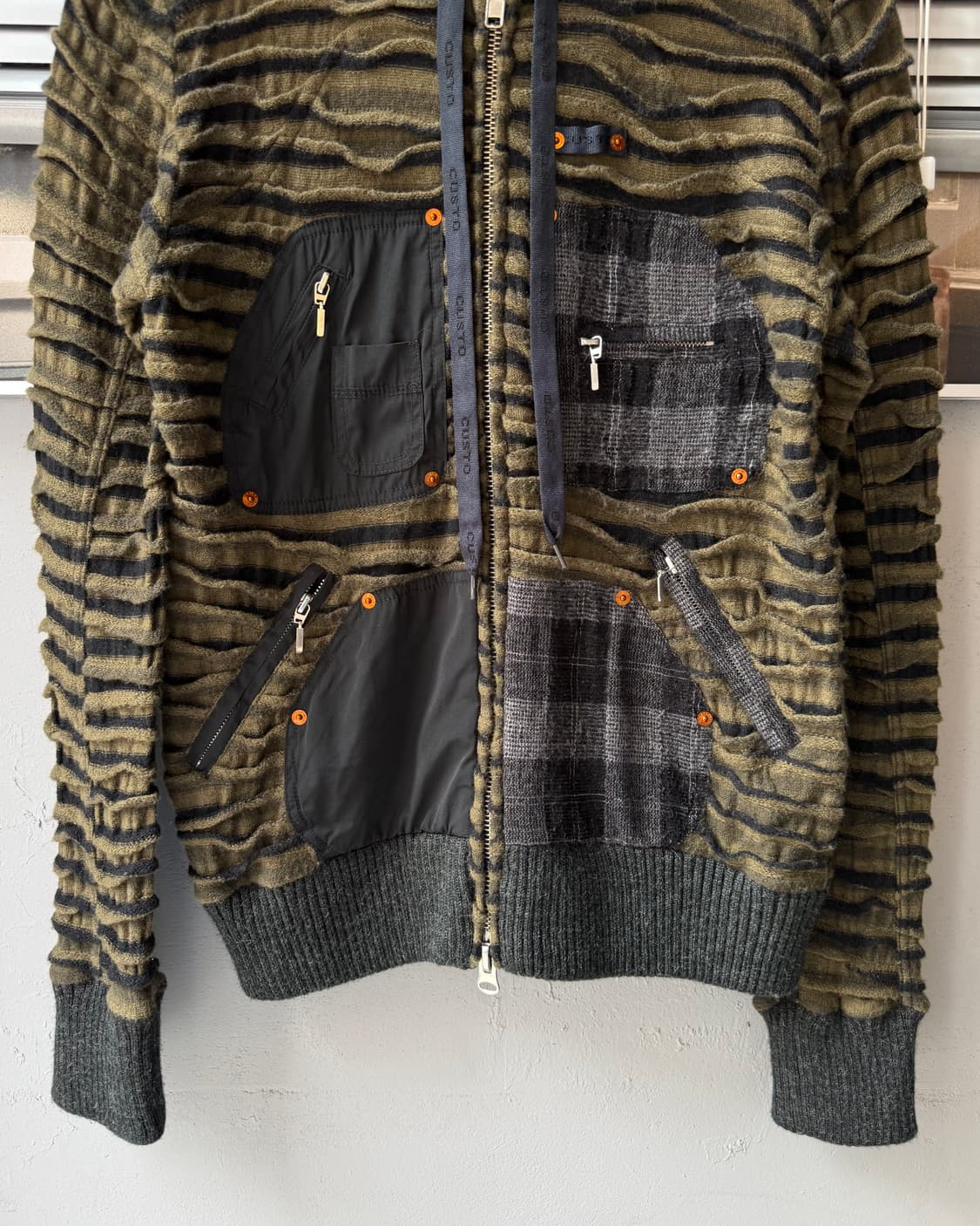 CUSTO BARCELONA contemporary zip-up 후드 상품이미지5