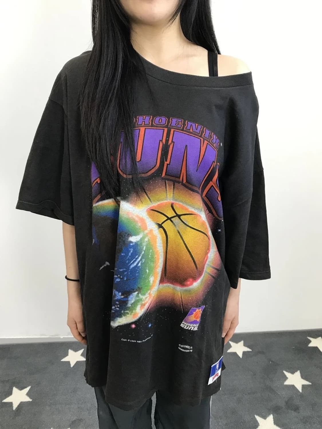 90's Phoenix Suns NBA Nutmeg Mills T 상품이미지3