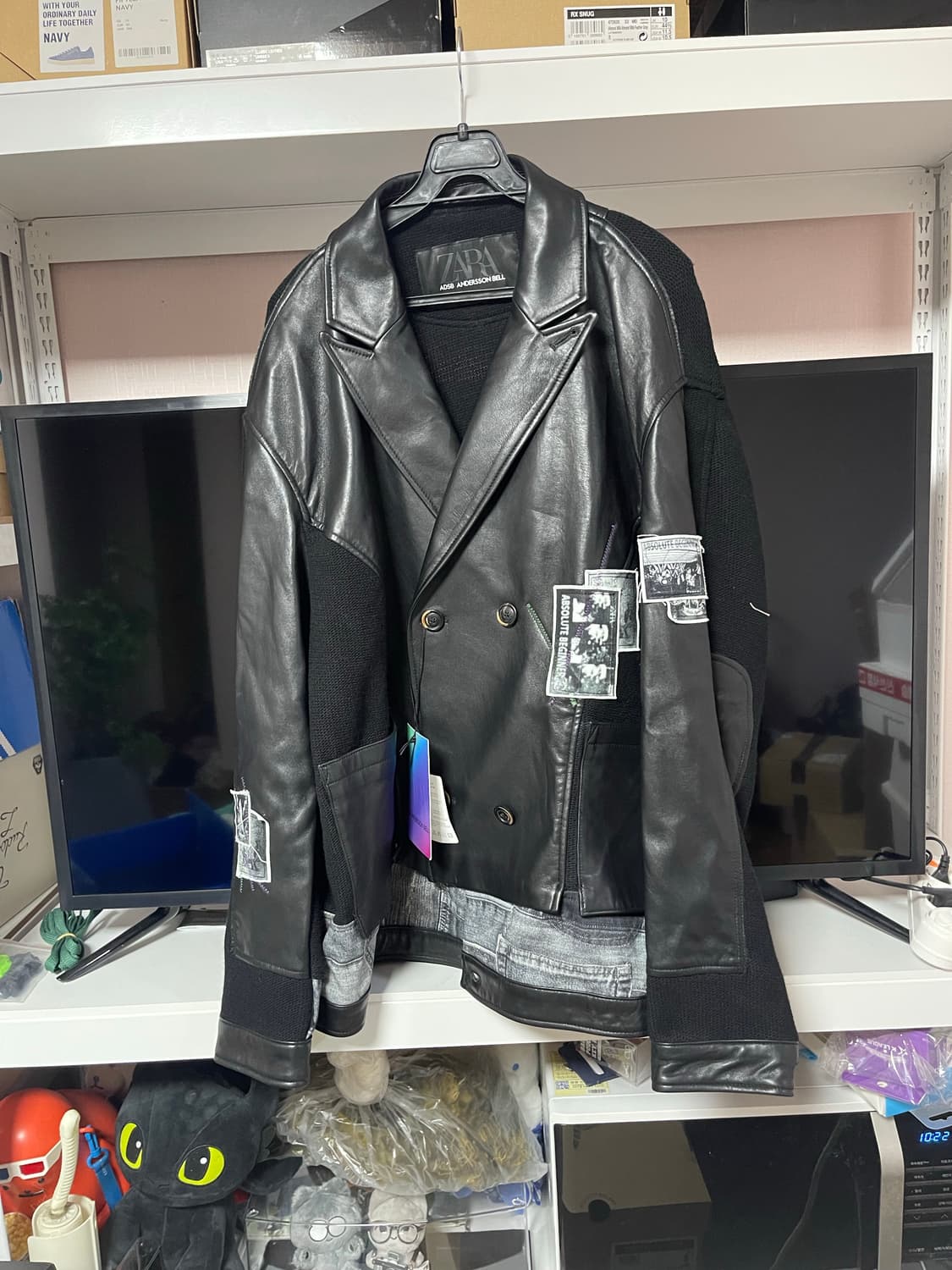 XL) 자라 x 앤더슨벨 양가죽 자켓 상품이미지1