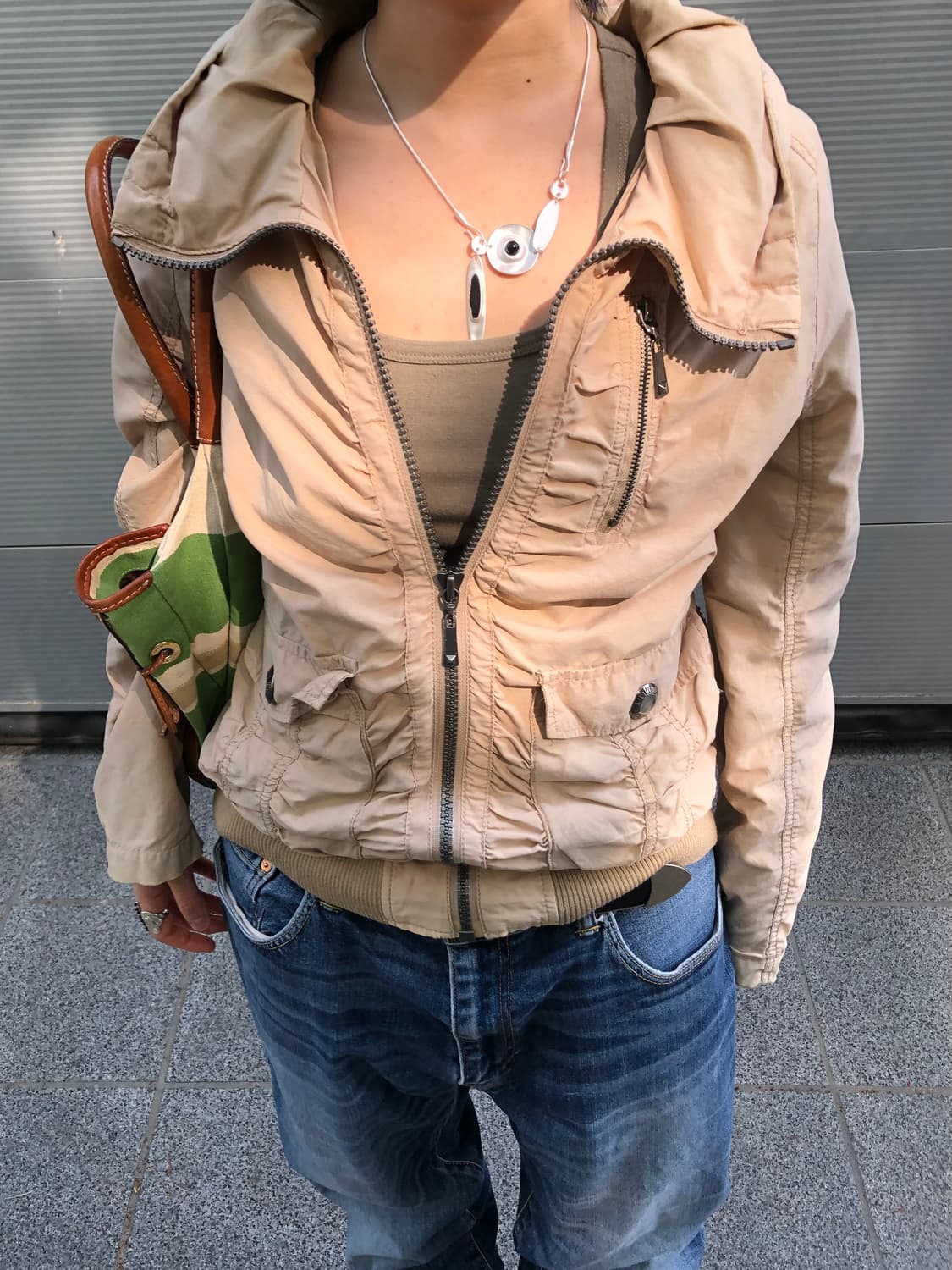 silver mixed pendant necklace 상품이미지3