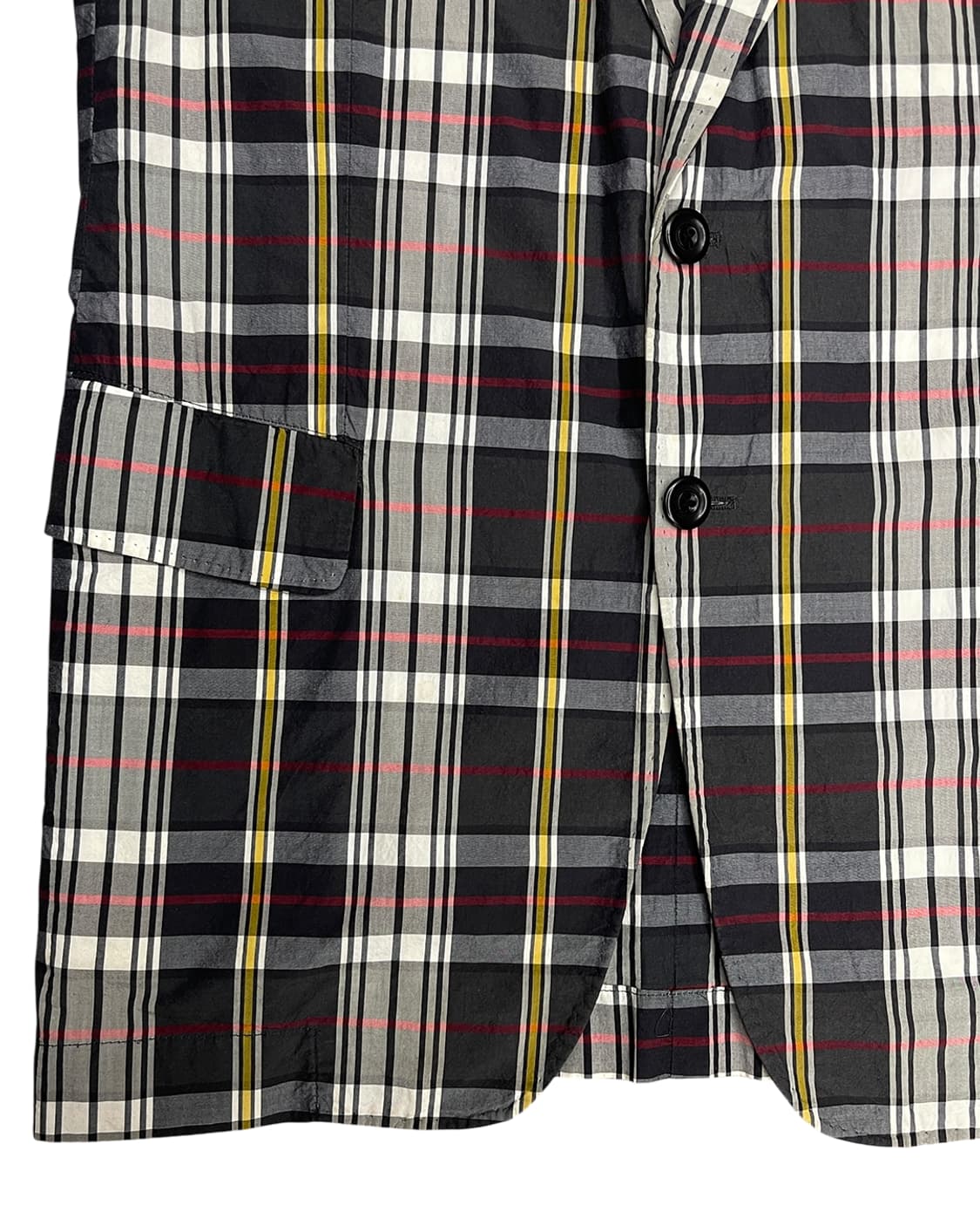 드리스 반 노튼 플레이드 체크 블레이저 상품이미지7