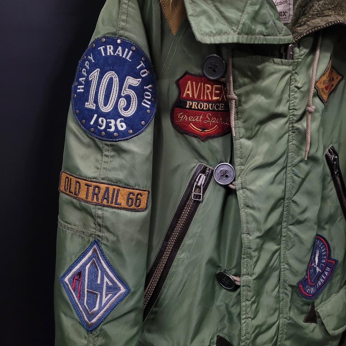 AVIREX 아비렉스 N-3B 빈티지 Parka 야상 상품이미지3