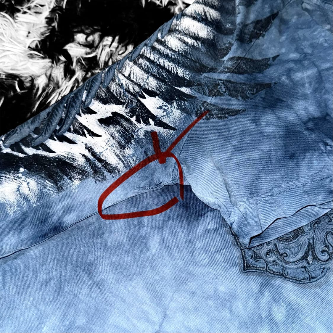 BUCKAROO 워싱 프린팅 반팔 티셔츠 상품이미지5