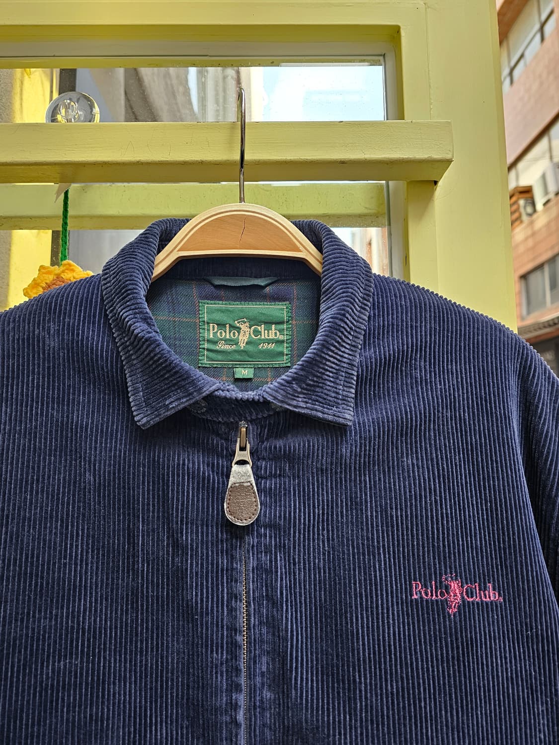 Polo club 네이비 코듀로이 블루종 상품이미지4