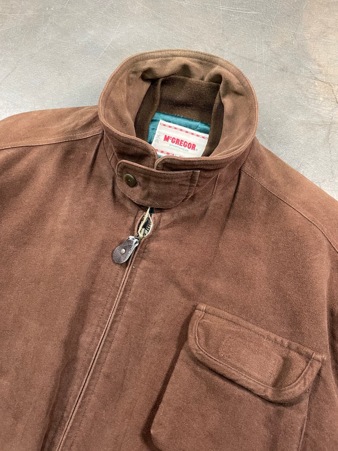 맥그리거 스웨이드 봄버 자켓 상품이미지2