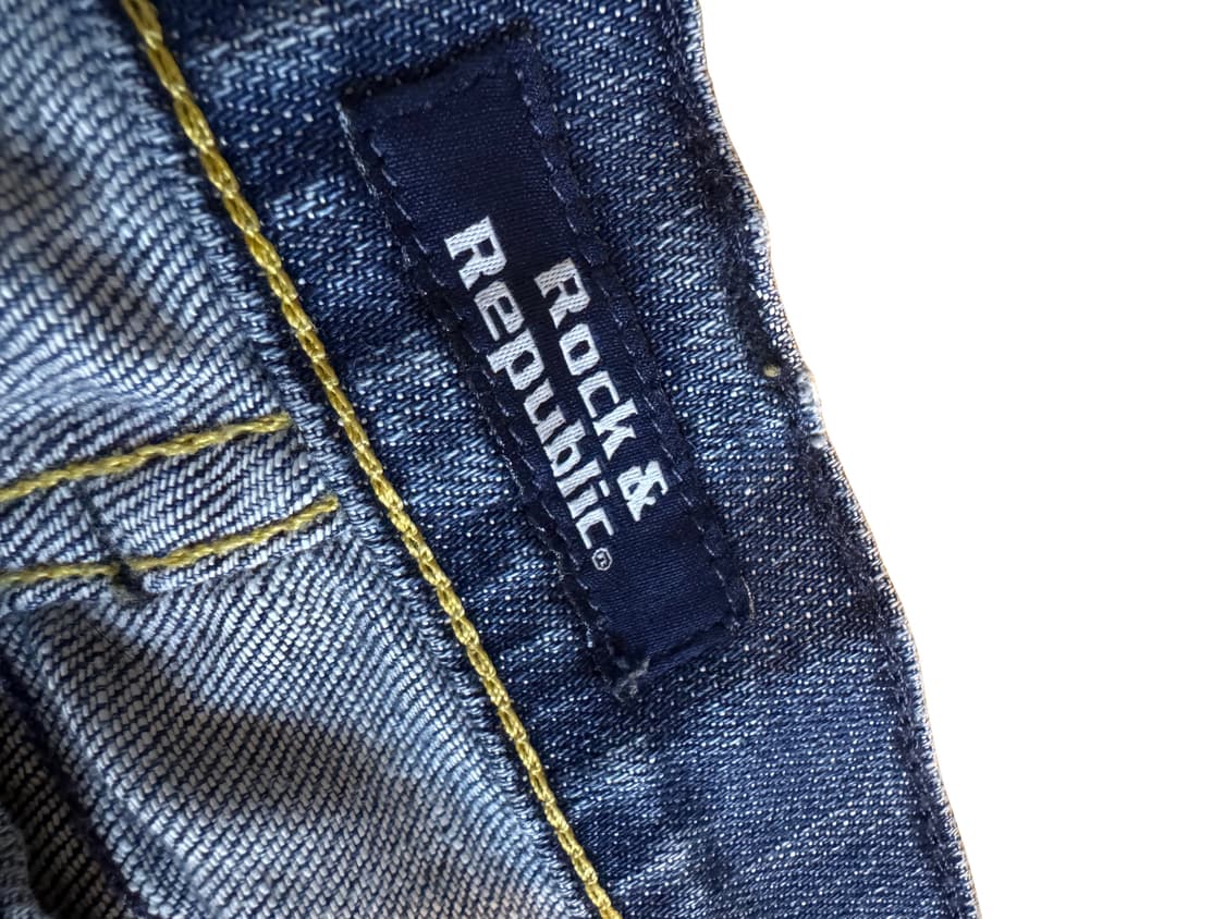 락 앤 리퍼블릭 울트라 로우라이즈 부츠컷 슬림 Y2K 진즈 상품이미지5