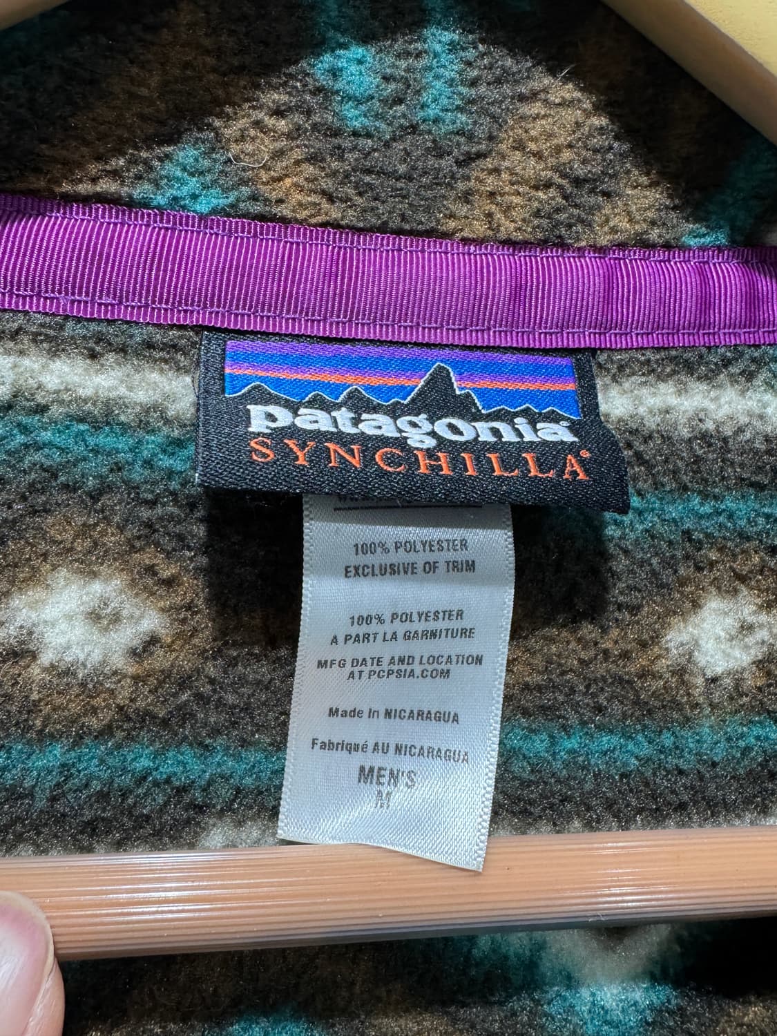 파타고니아 패턴 신칠라 (M) 상품이미지6