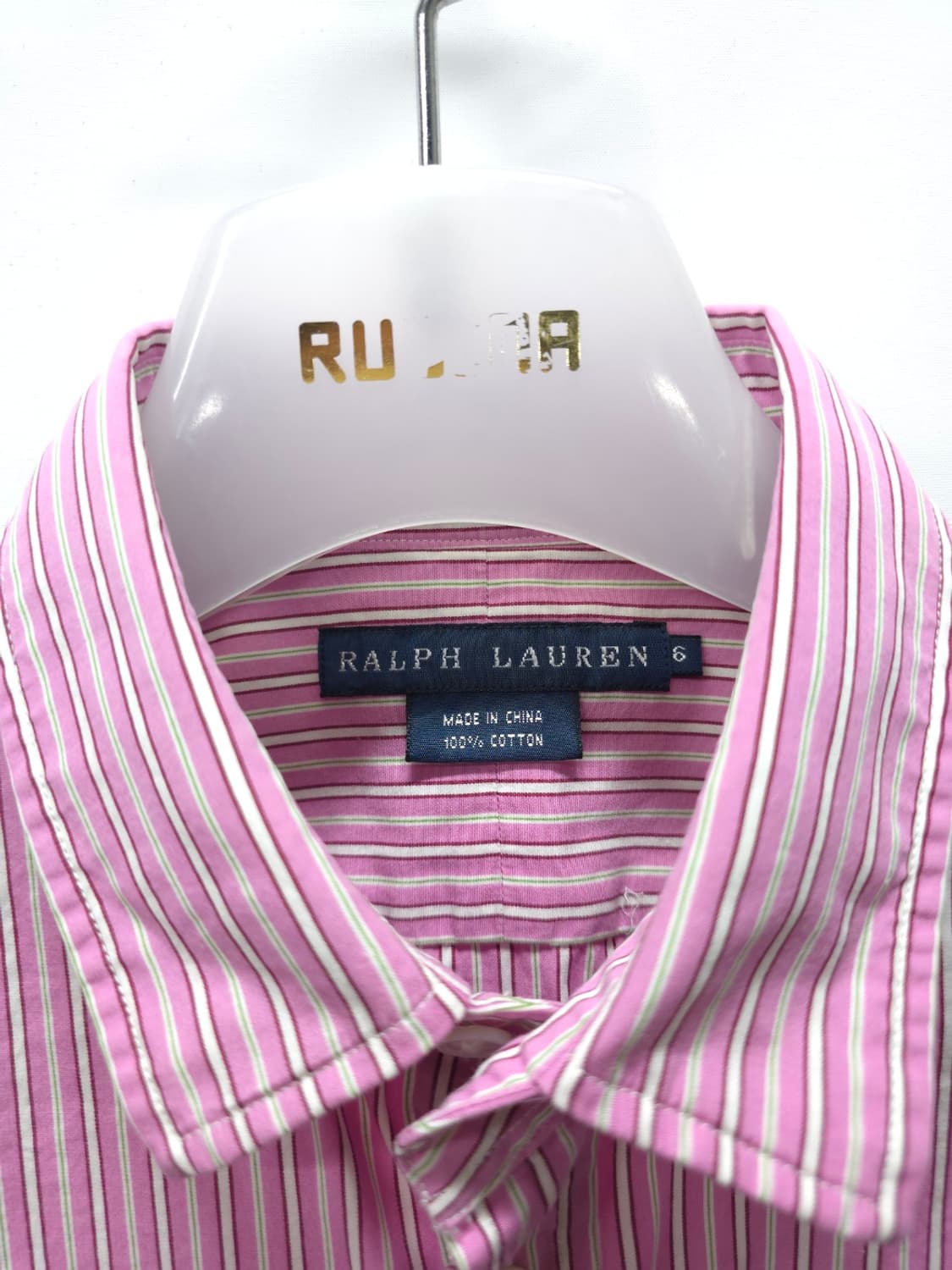 랄프로렌 RL자수 스트라이프 셔츠 ( 여성55 ) 상품이미지4