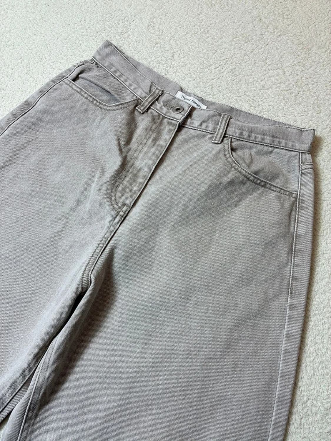 스튜디오톰보이 세미 와이드 테이퍼드핏 데님 팬츠 PN6962 상품이미지2