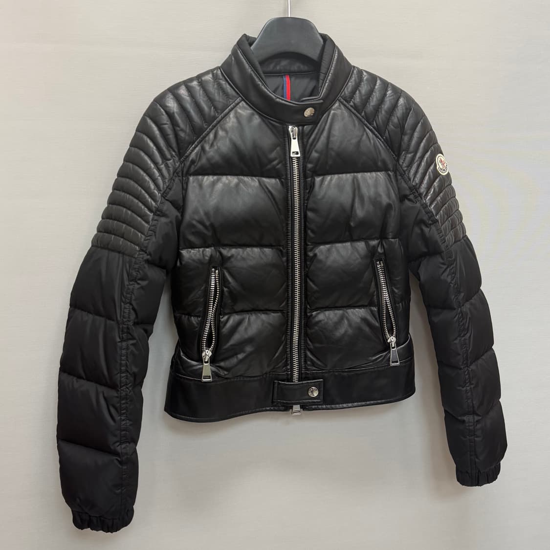 몽클레르 클레마티스 주보토 가죽 다운 패딩자켓 (44)  상품이미지2