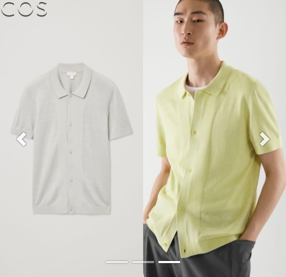 XL) COS 반팔 니트 가디건  상품이미지6