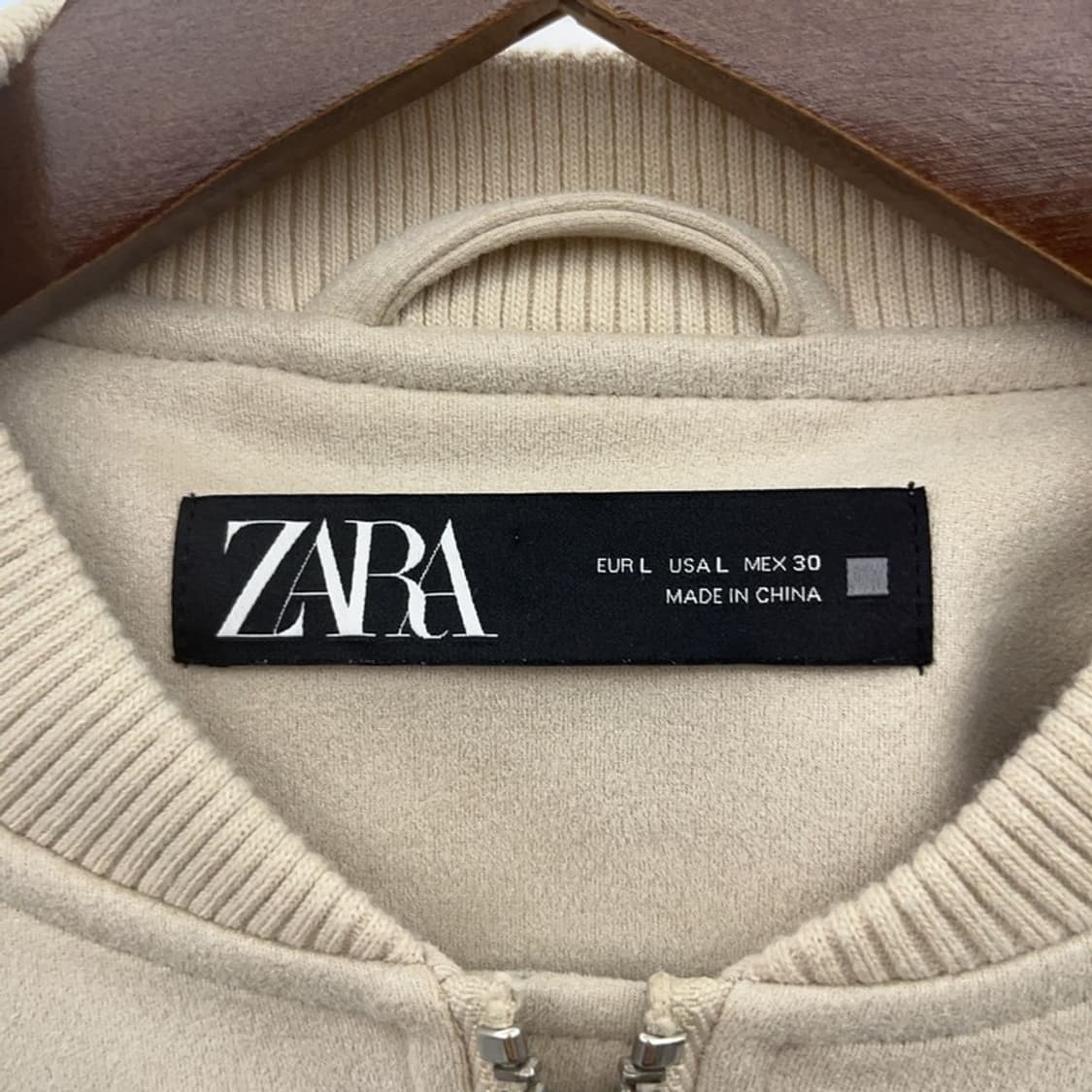 자라 ZARA 모던시크 스웨이드 오버핏 가오리핏 자켓 L C09202 상품이미지4