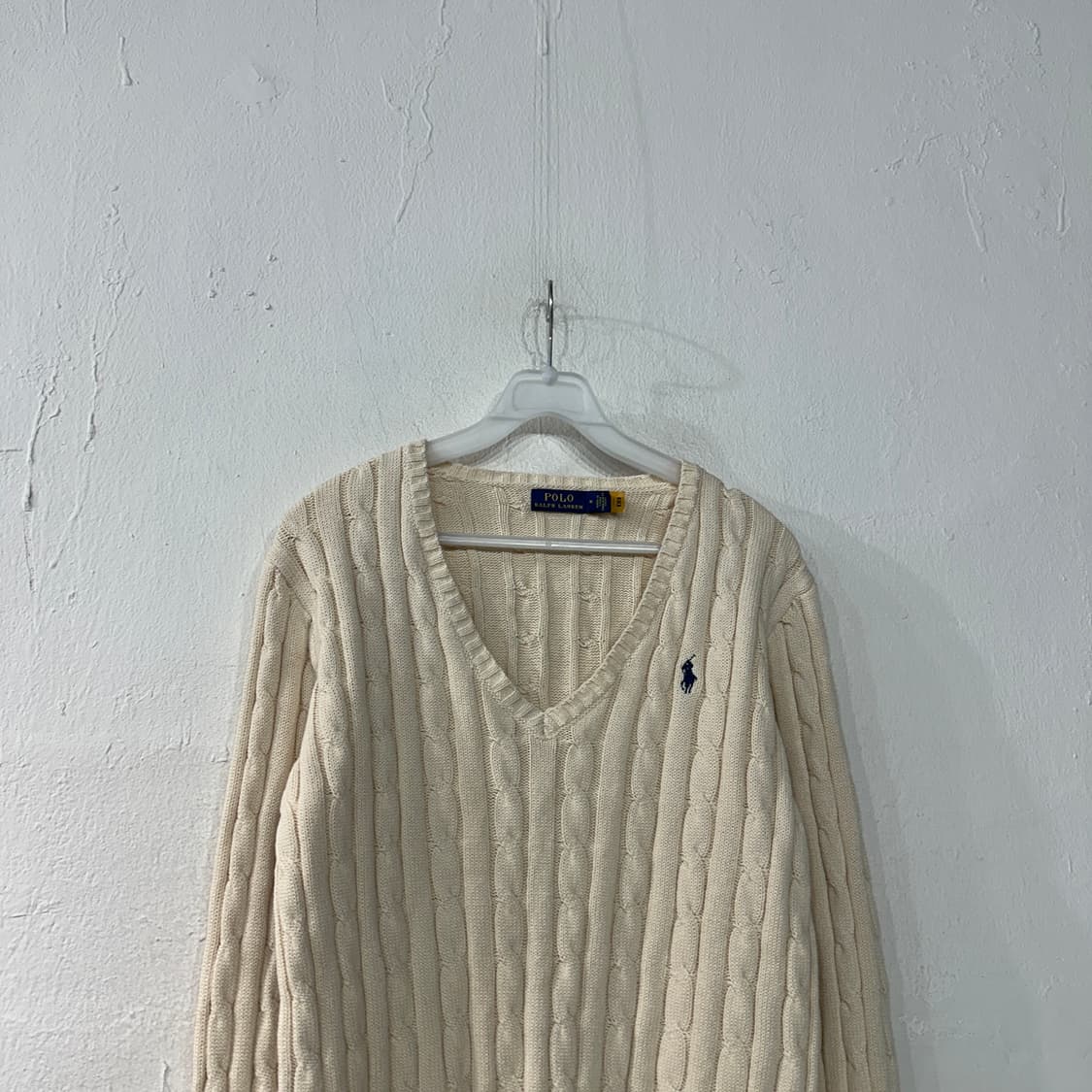 폴로랄프로렌 브이넥 니트 여성M 상품이미지2