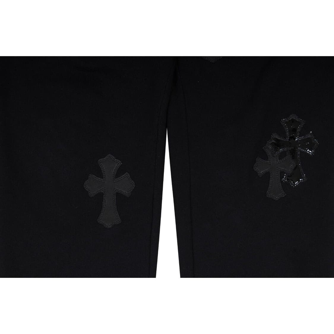 크롬하츠 크로스 레더 패치 스웻 팬츠 상품이미지4