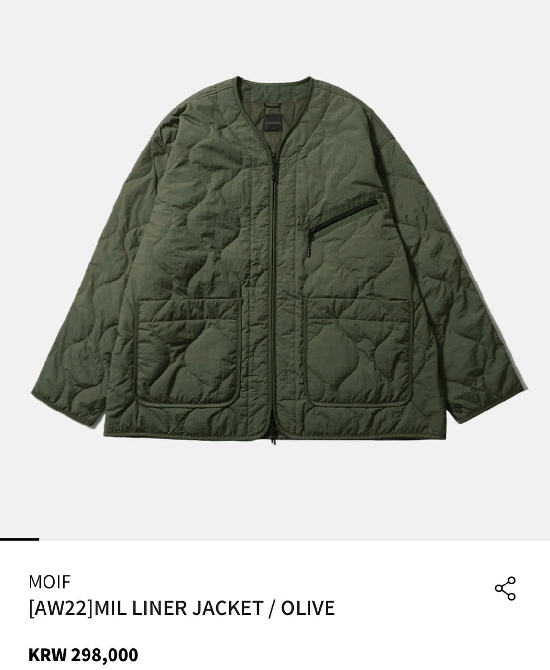 모이프 밀라이너 재킷 (3) 상품이미지3