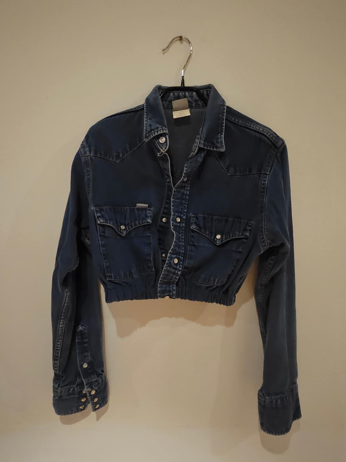 빈티지 크롭 데님자켓 상품이미지1