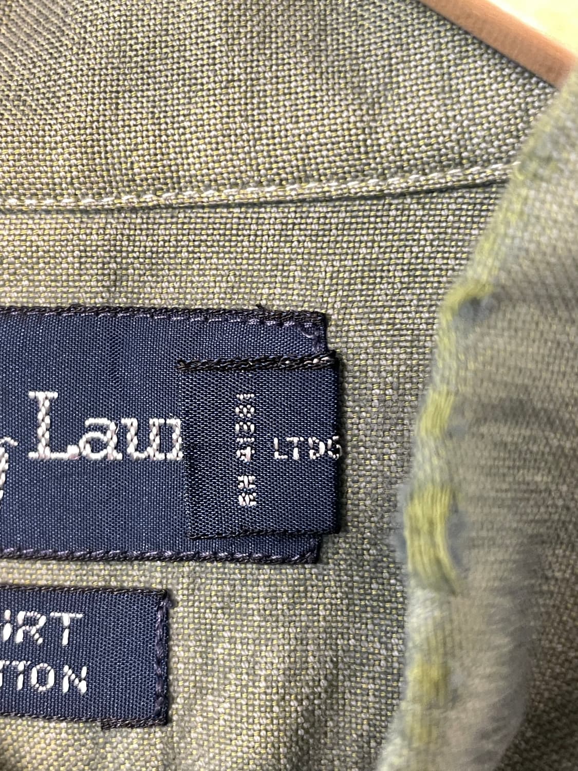 폴로 가먼트 다이 셔츠  상품이미지8