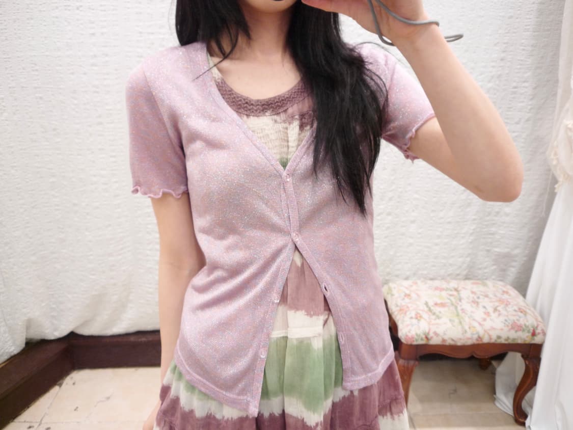 pink glitter summer cardigan 상품이미지2