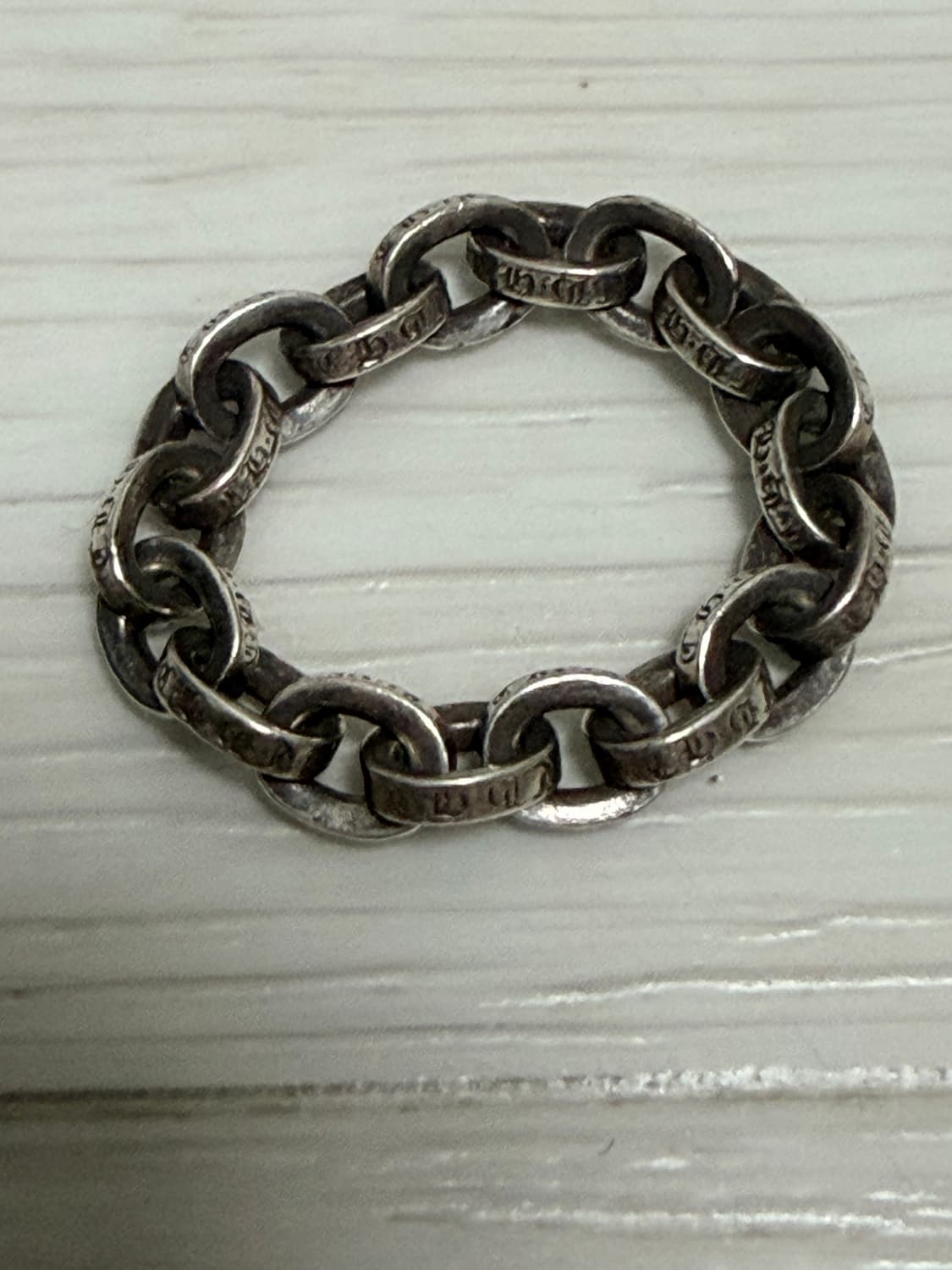 크롬하츠 페이퍼체인링 18링크 팝니다 상품이미지4