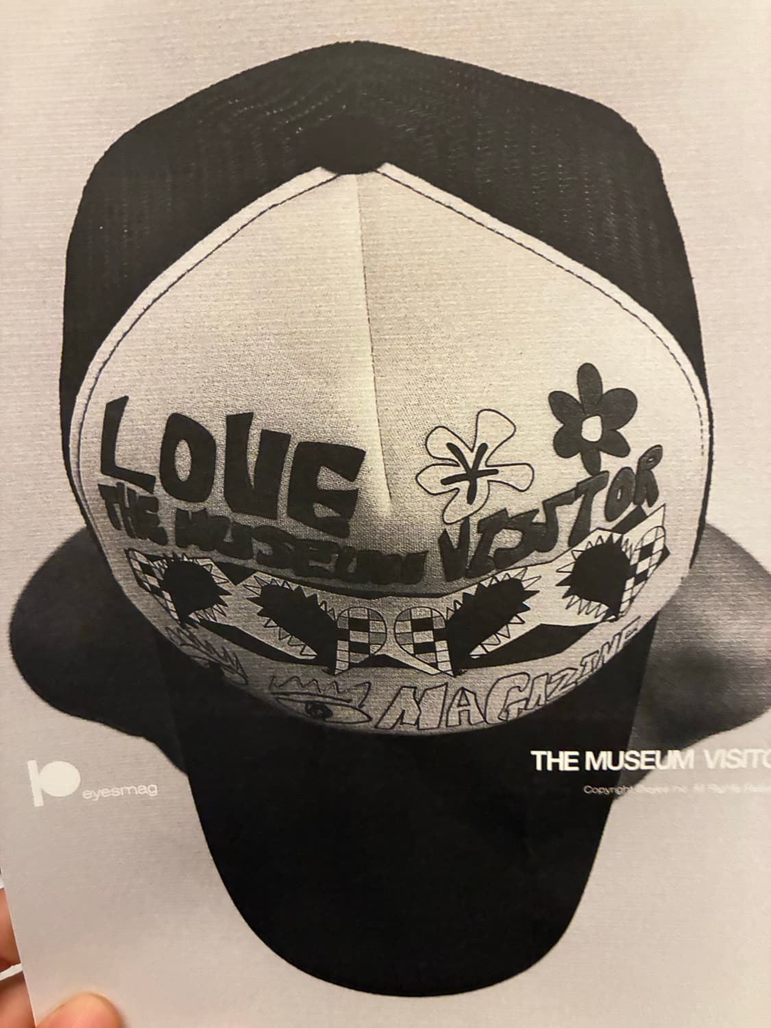 더뮤지엄비지터x아이즈매거진모자 상품이미지2