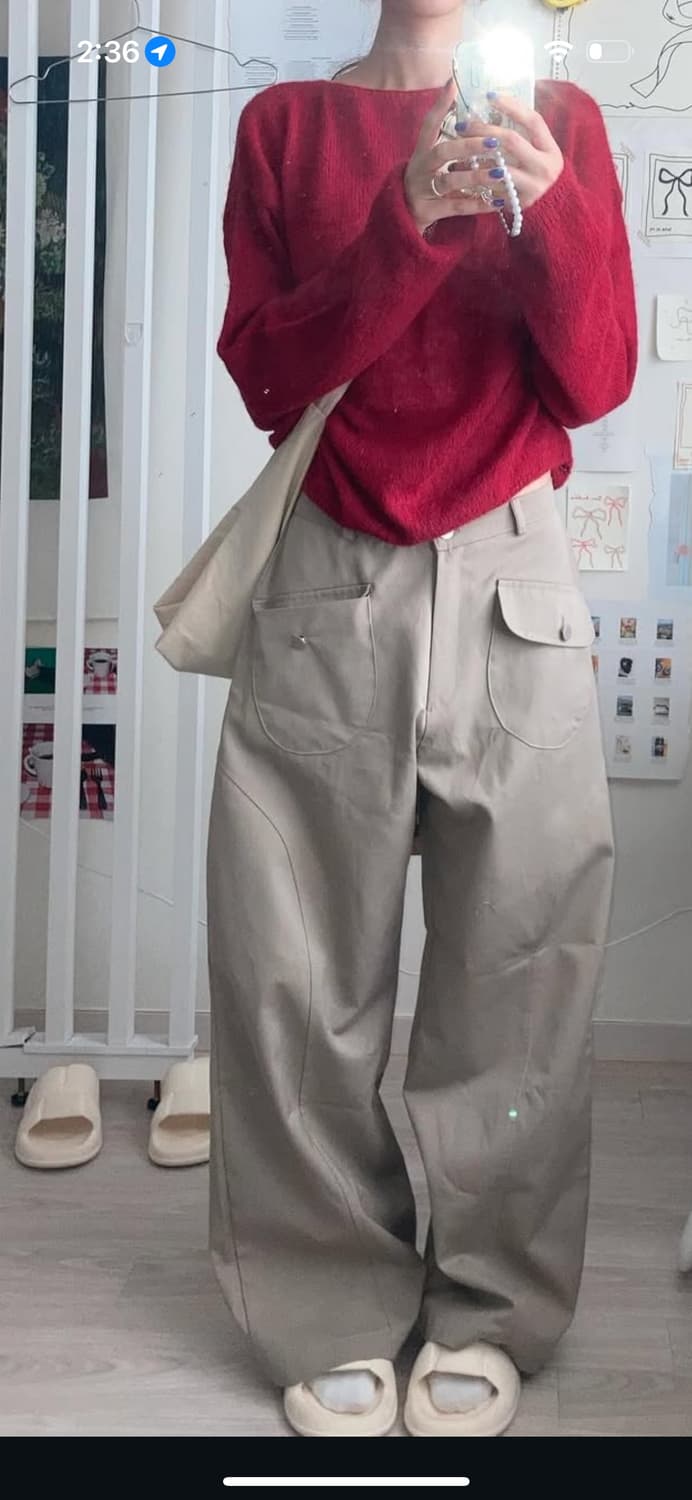 베이지 팬츠 상품이미지2