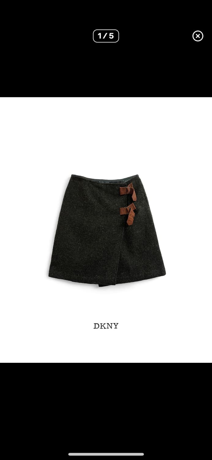 DKNY 울 랩 스커트 상품이미지1