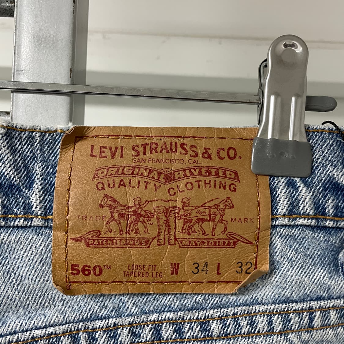 리바이스 560 데님 팬츠 W34 L32 상품이미지4