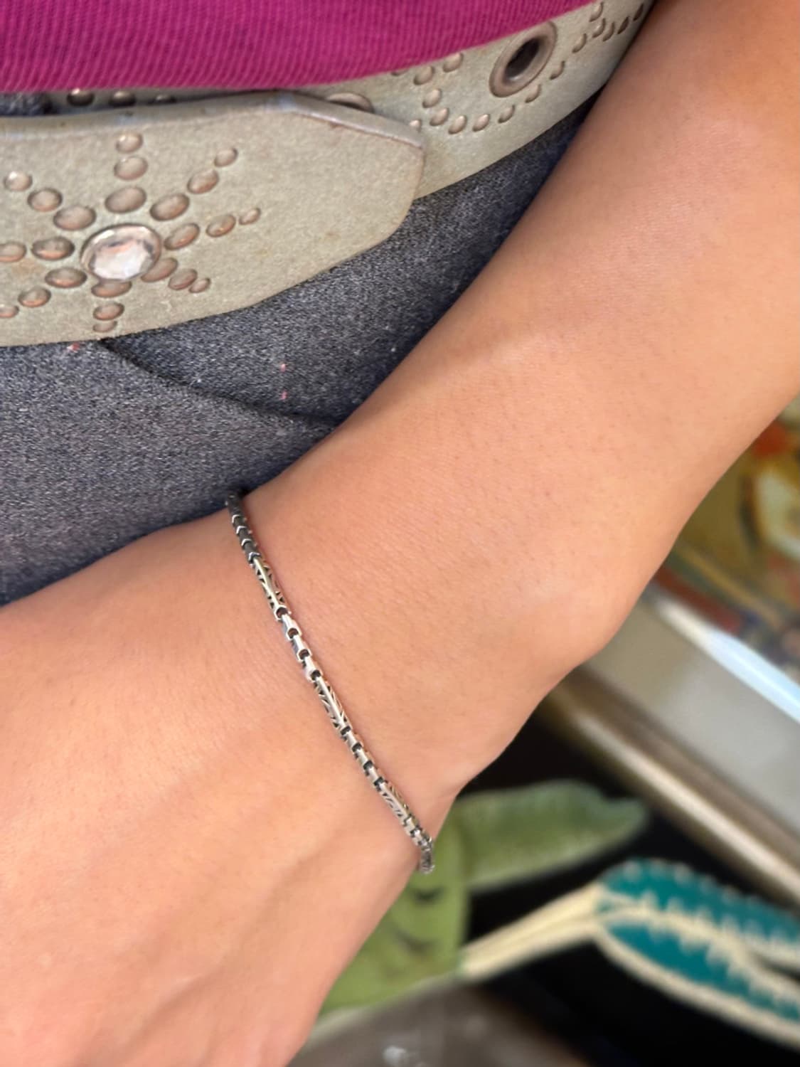 Tribal Bar 925Silver bracelet 상품이미지4