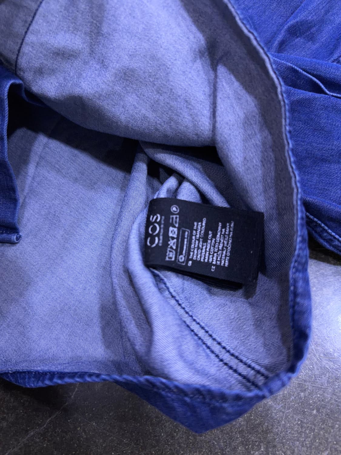 Cos 캐쥬얼 원포켓 데님셔츠 남방 S 상품이미지6