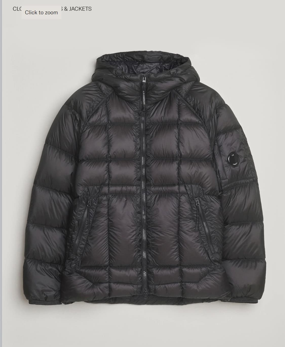 dd shell  padded hood jacket black 교환 상품이미지1