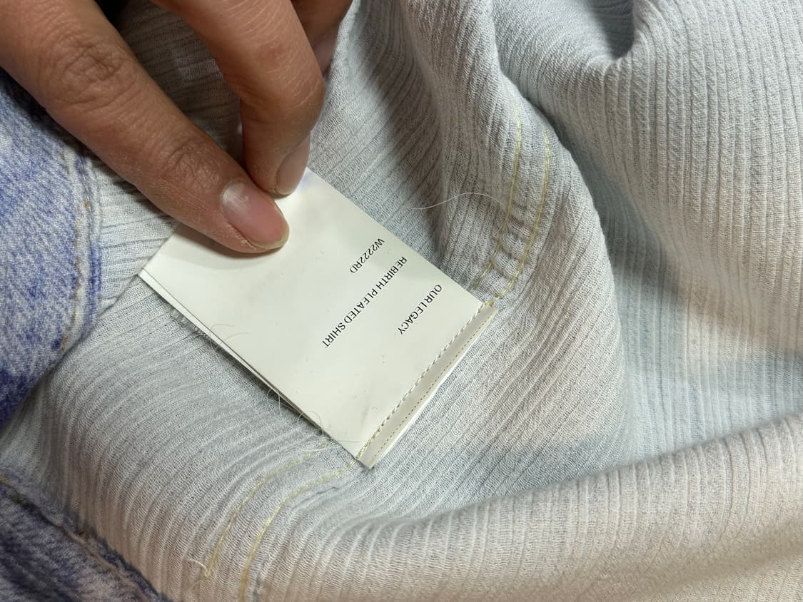 아워레가시 플리츠 셔츠 상품이미지5