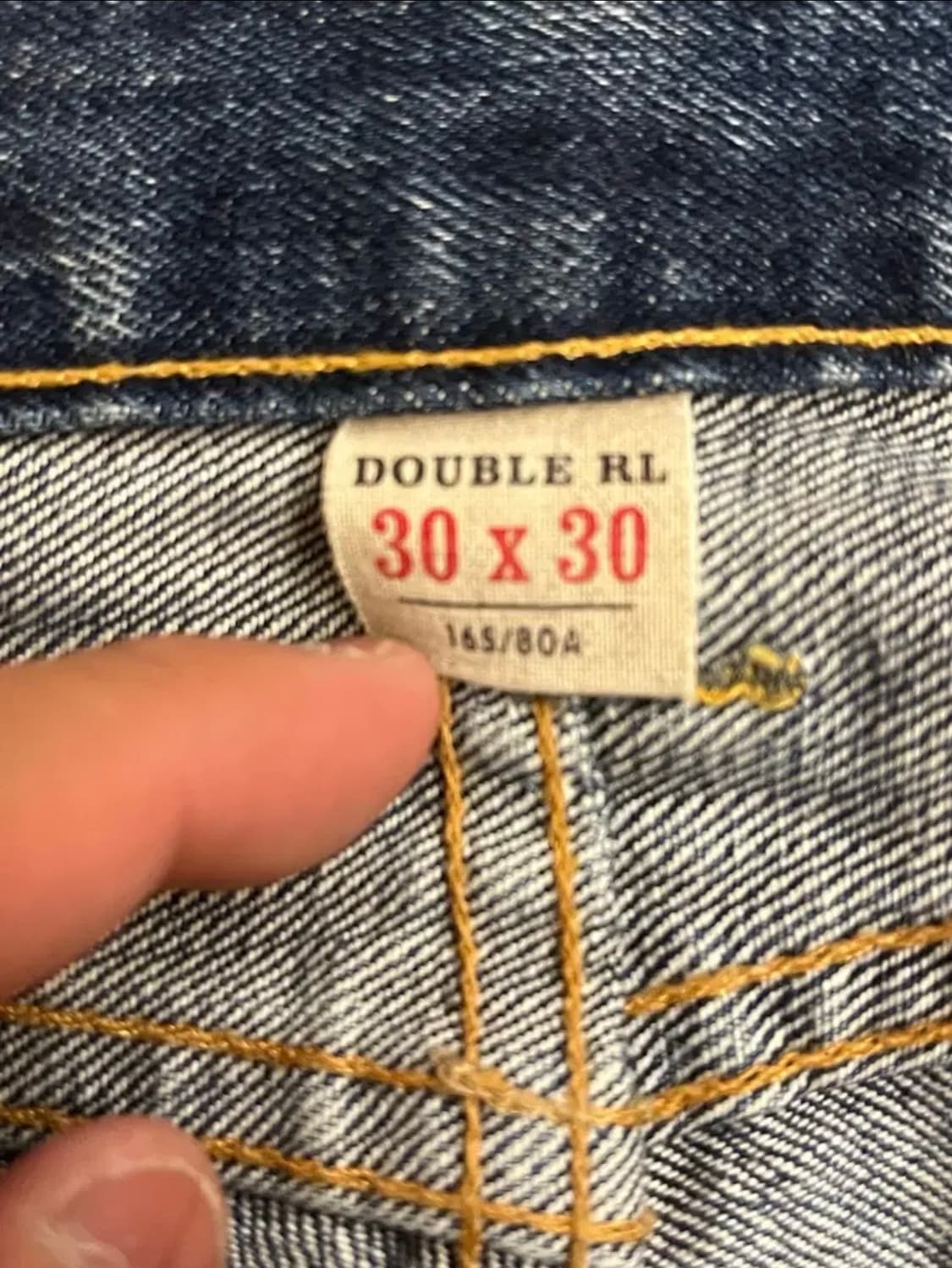 RRL AMERICAN WOVEN SELVEDGE DENIM PANTS 상품이미지7