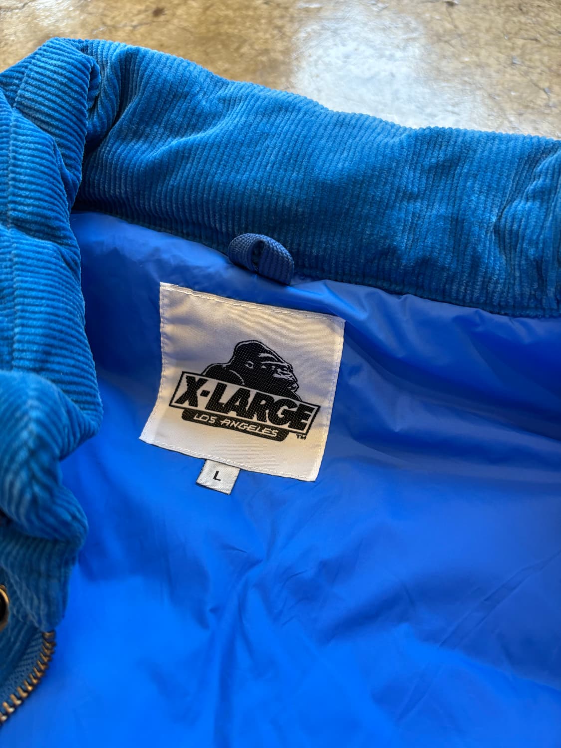 Xlarge 코듀로이 다운 패딩 베스트 상품이미지4