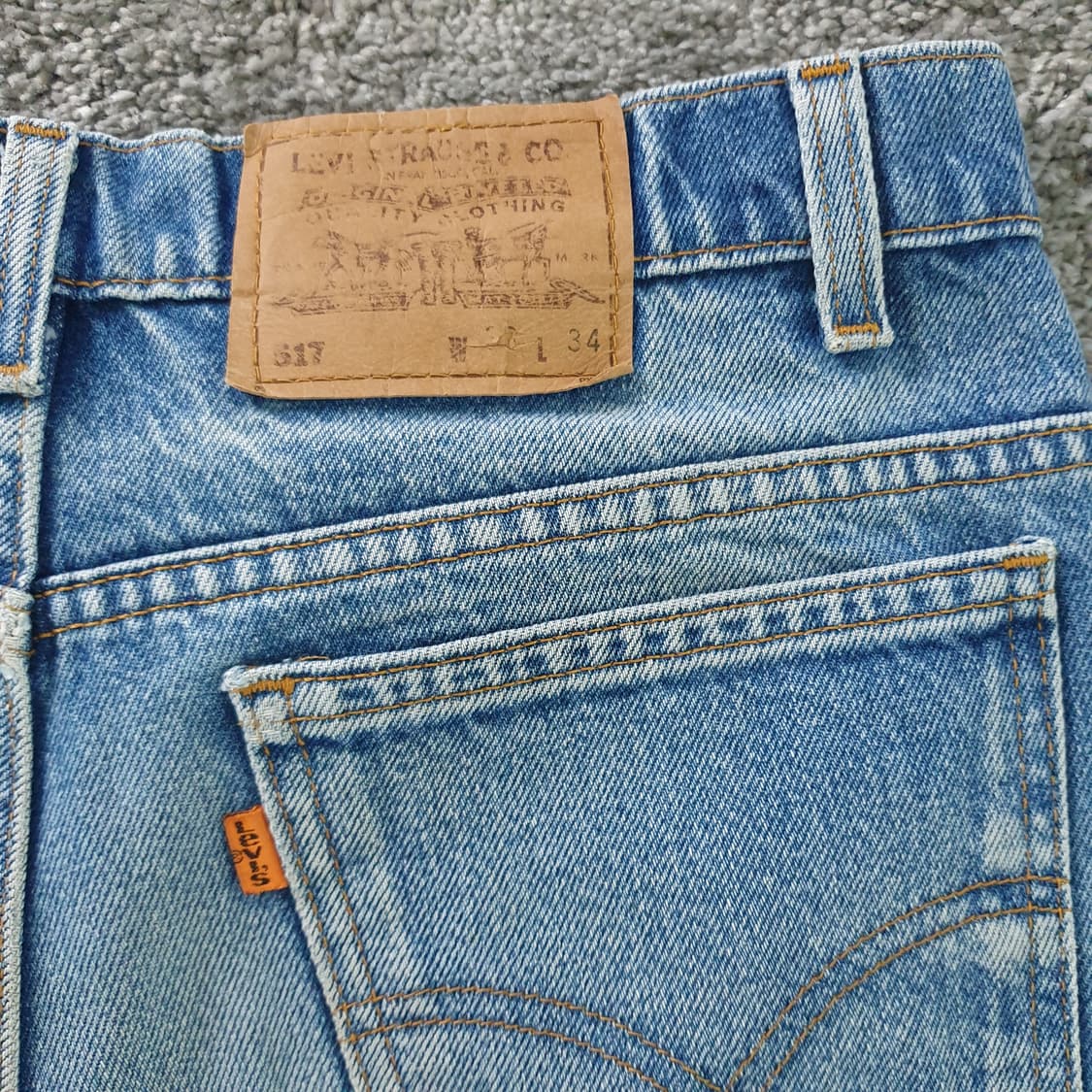 Levi’s  denim pants Orange tab, 1970's 상품이미지3