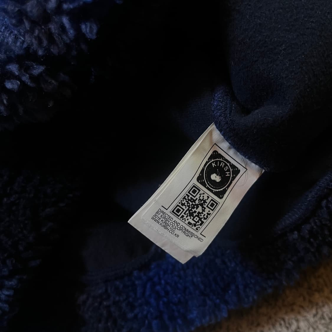 키르시 x 캐스퍼 빅로고 플리스 집업 자켓 상품이미지7