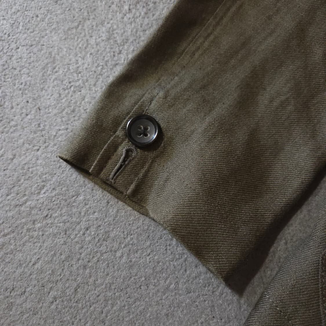 몬테도로 슬로웨어라인 린넨 커버올 필드 자켓 46 다크카키 상품이미지4