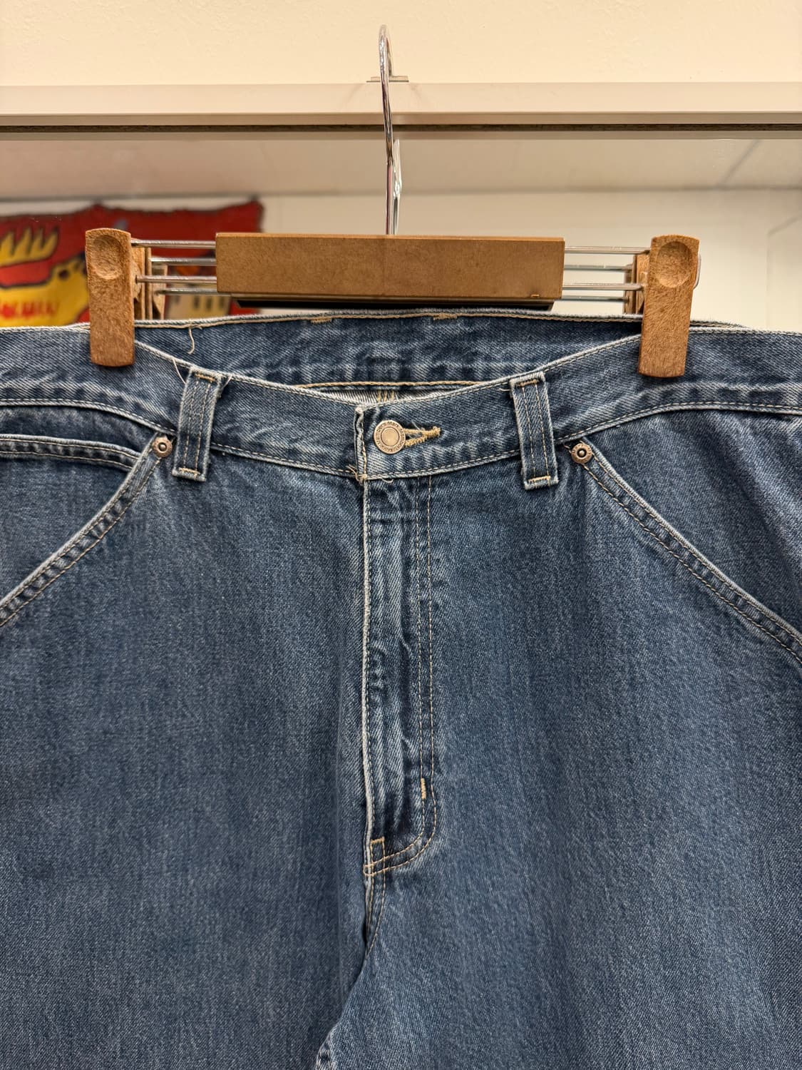 00s M Superior 빈티지 카펜터 데님 워크 팬츠 (33inch) 상품이미지3