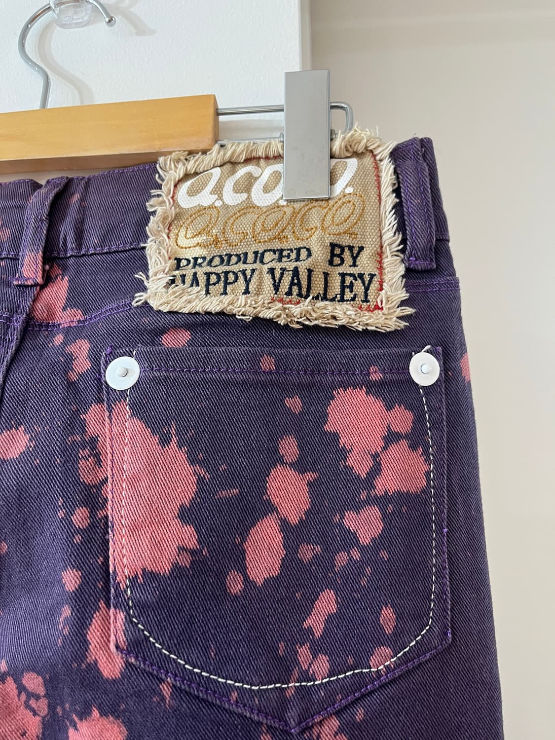 q.co.co tie-dye bellbottom pants 상품이미지5