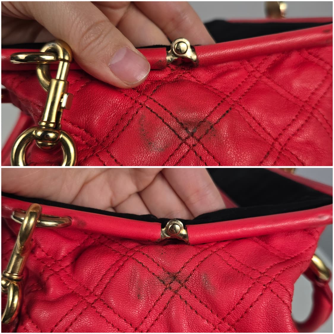 마크제이콥스 스탐백 미듐 퀼팅 체인 숄더백 가방 정품 마크 제이콥스 스탐 상품이미지9