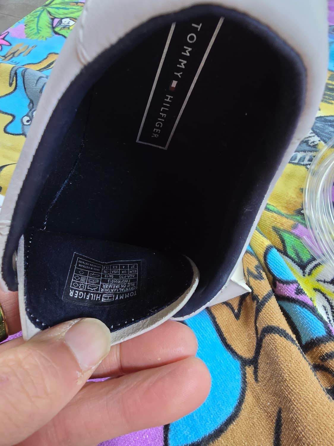 타미힐피거 화이트 스니커즈 슬립온 (1469) 상품이미지6