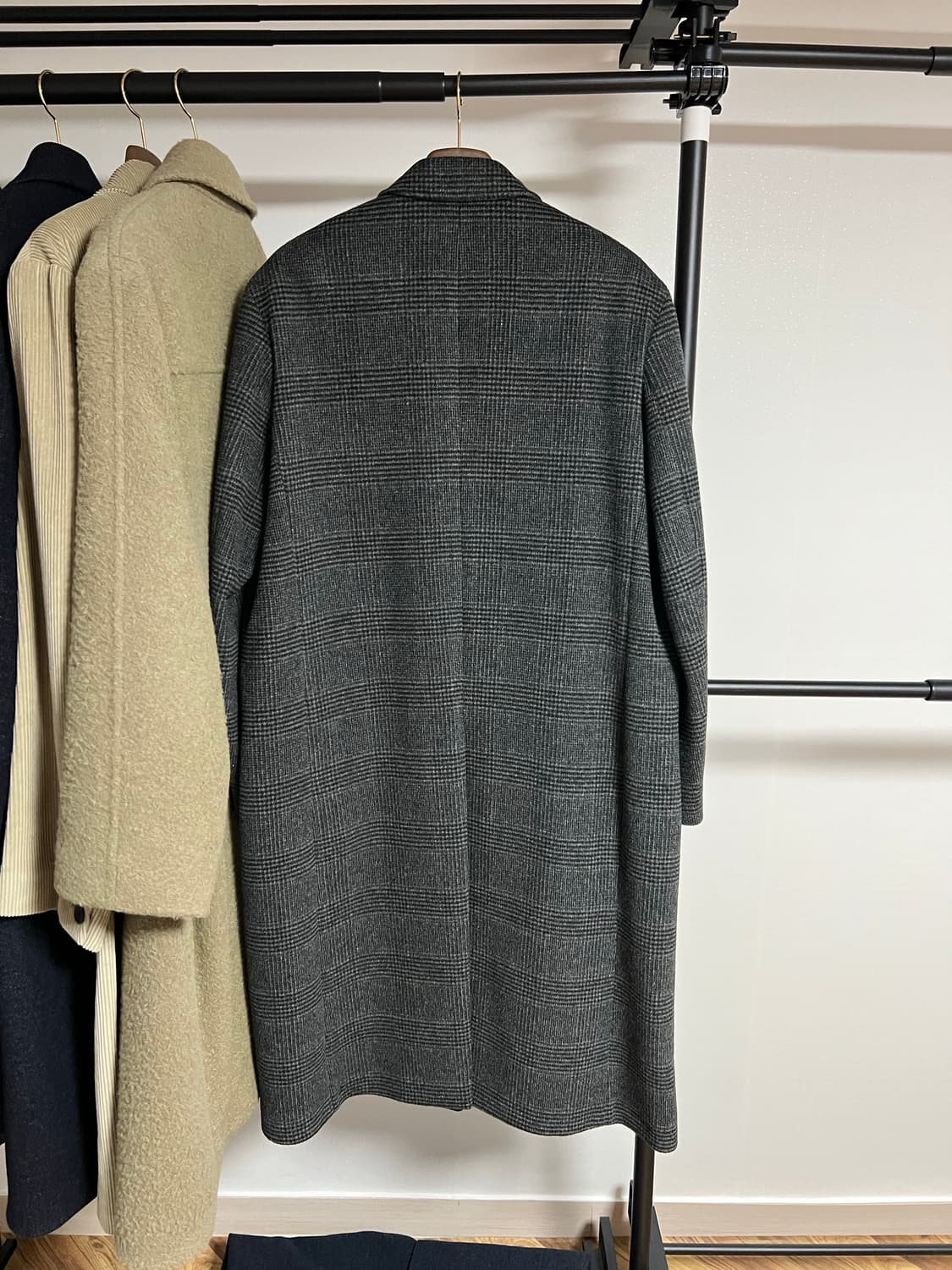 Mngu 체크 더블코트 상품이미지2