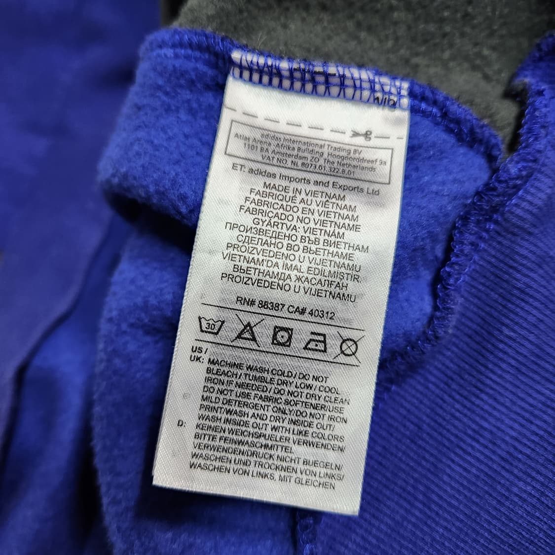 H994 [XL] 아디다스 오리지널 스케이트보딩 후드 티셔츠 상품이미지5