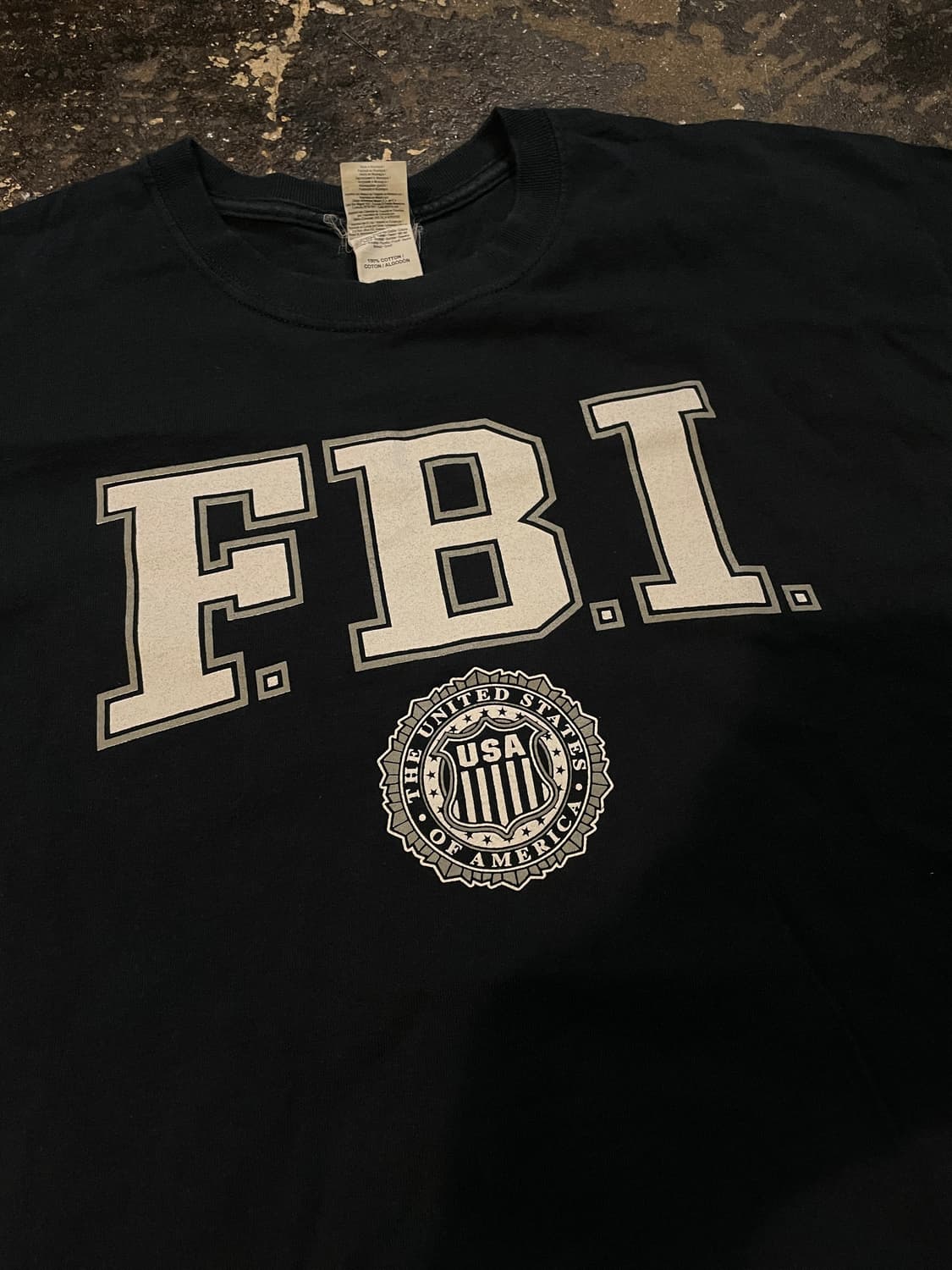빈티지 FBI 티셔츠 상품이미지2