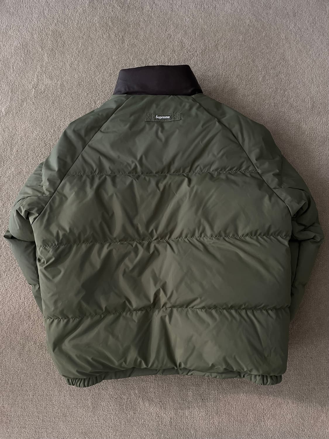 슈프림 리버시블 올리브그린 패딩 상품이미지4