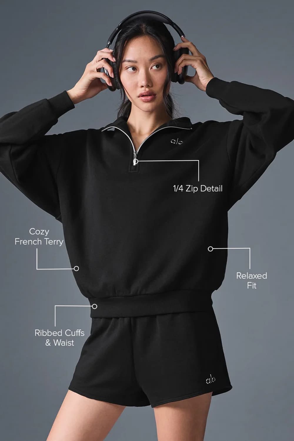 알로 요가 Alo Accolade 1/4 Zip Pullover 반집업 상품이미지4