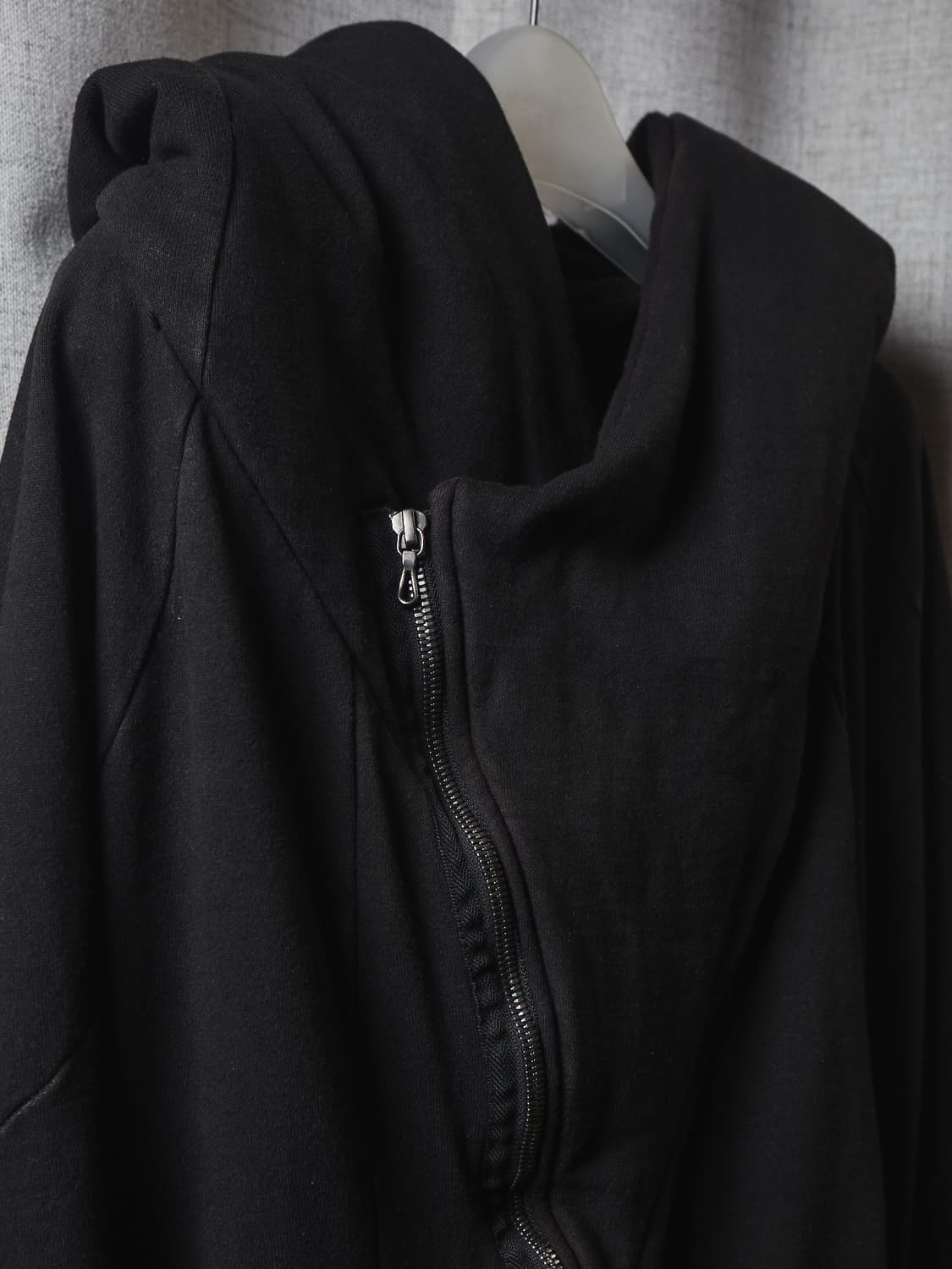 Julius 14fw 사선 코팅 후디 상품이미지1